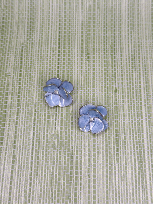Kali Hand Painted Flower Earrings