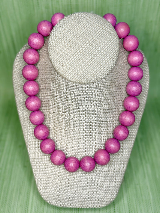 Gumball Necklace Magenta