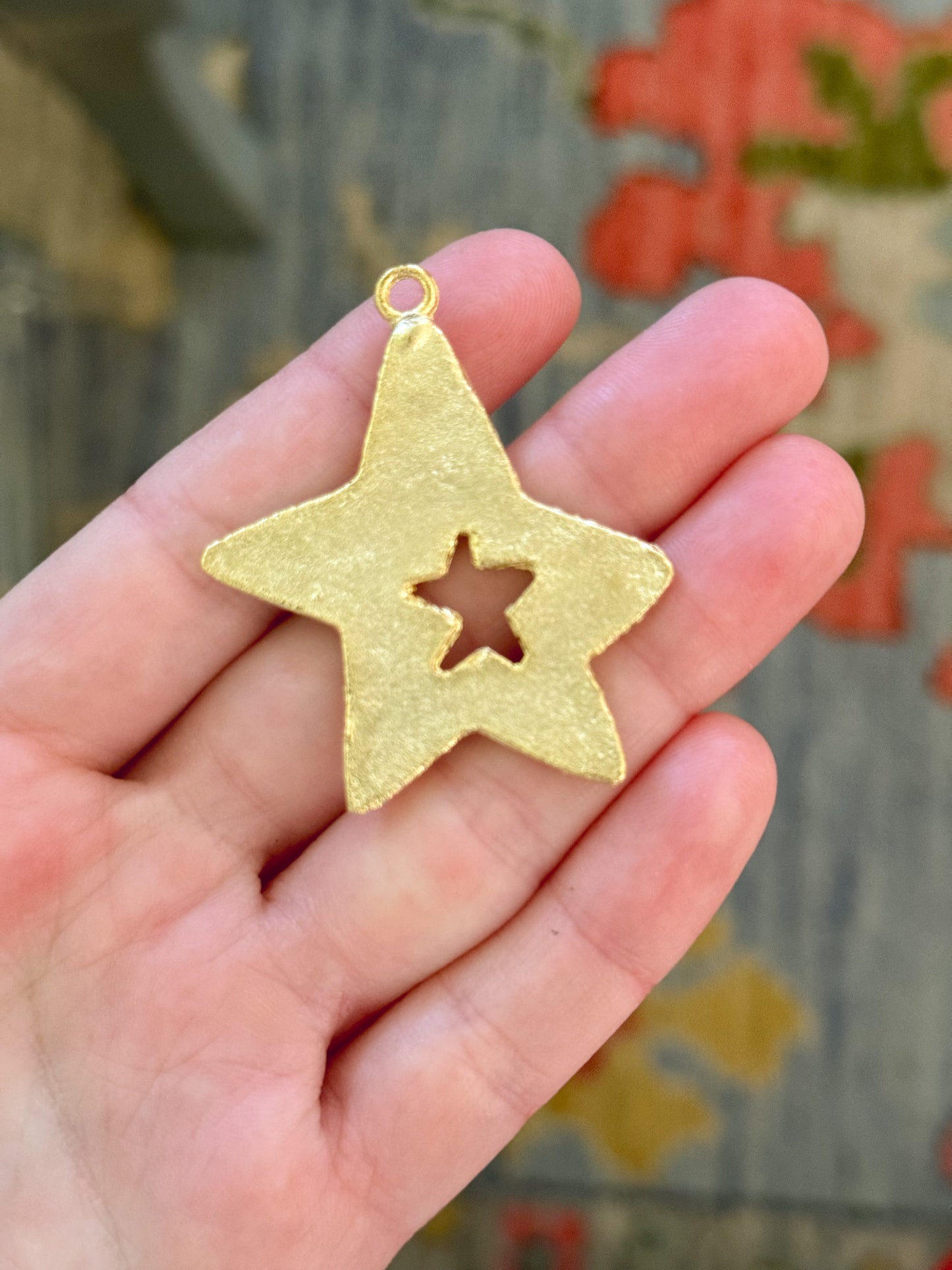 Gold Star B Charm