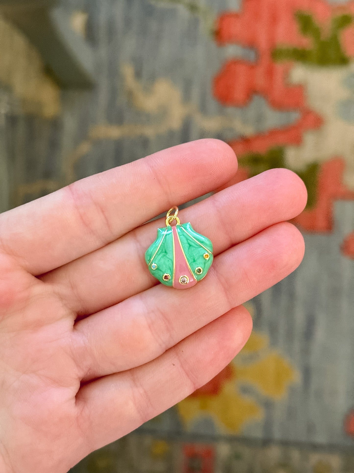 Mini Colorful Shell Charm
