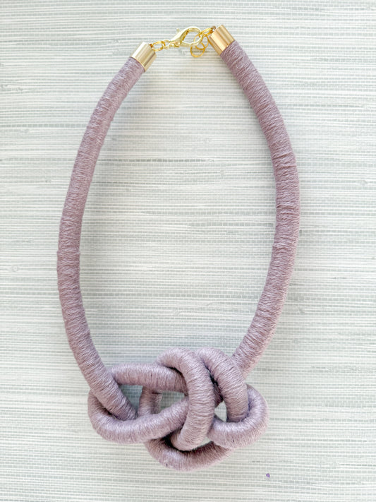 Knotty Necklace Lavender
