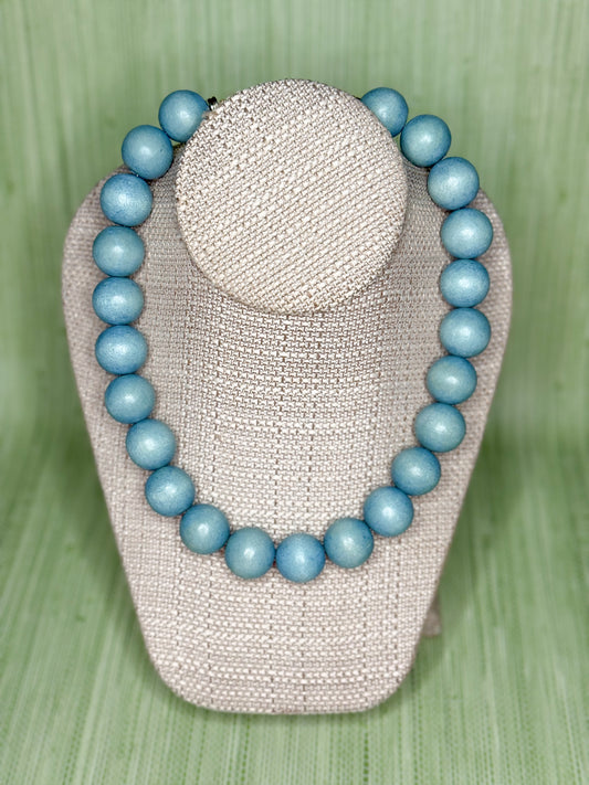 Gumball Necklace Light Blue