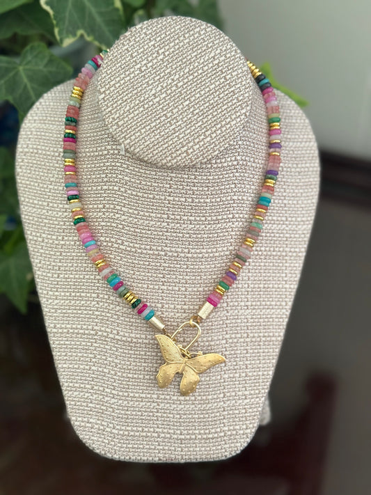 Sierra Necklace Rainbow