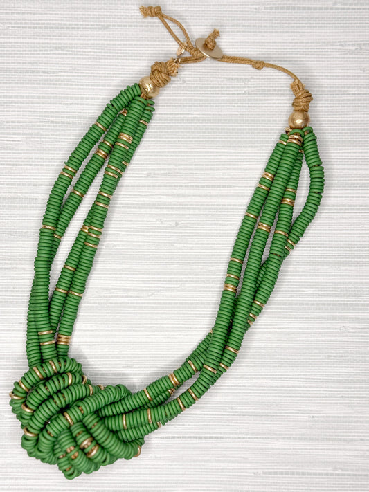 Mason Necklace Green