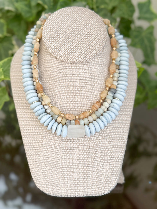 Bowen Necklace Blue