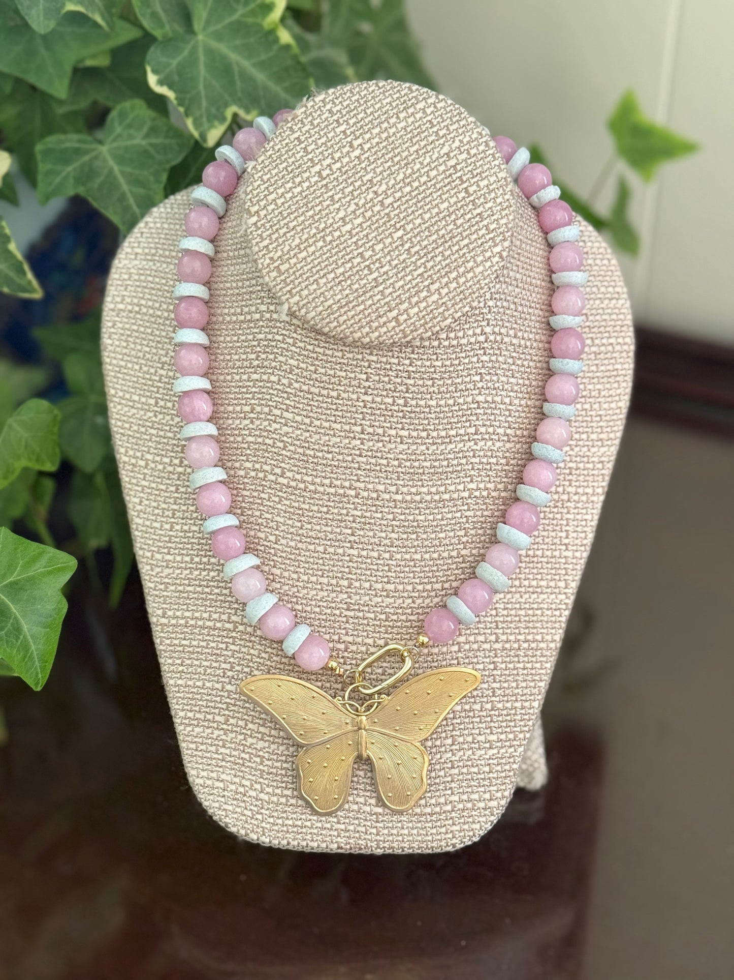 Herndon Necklace Pink/Blue