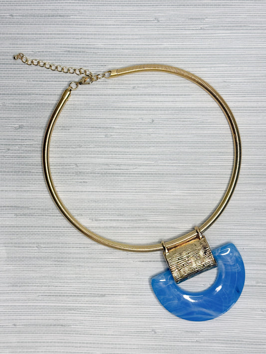Jacie Necklace - Cobalt