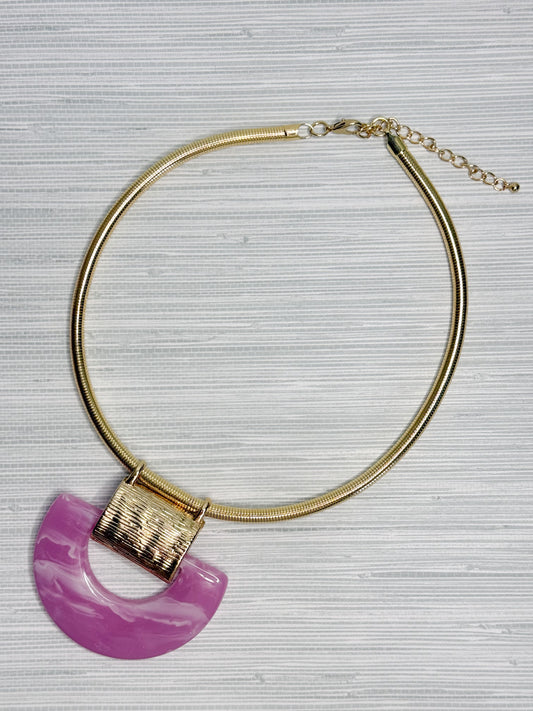 Jacie Necklace - Lavender