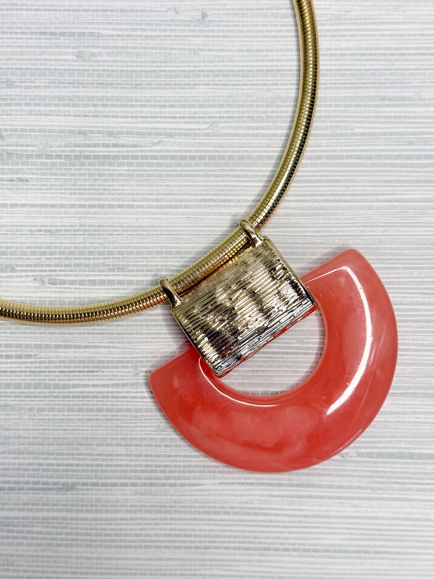 Jacie Necklace - Coral