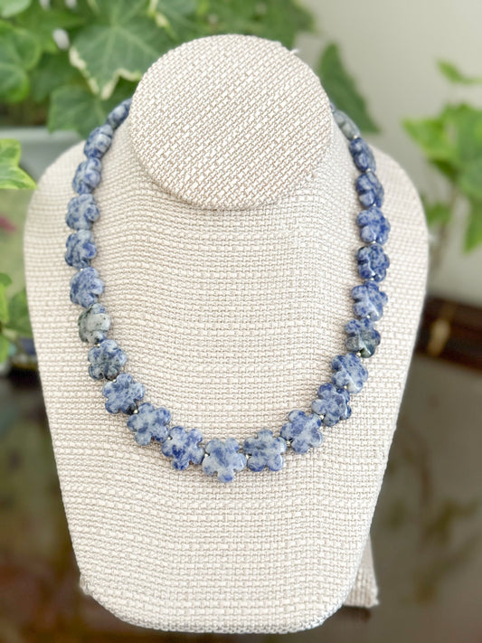 Clara Necklace Navy *WHOLESALE*
