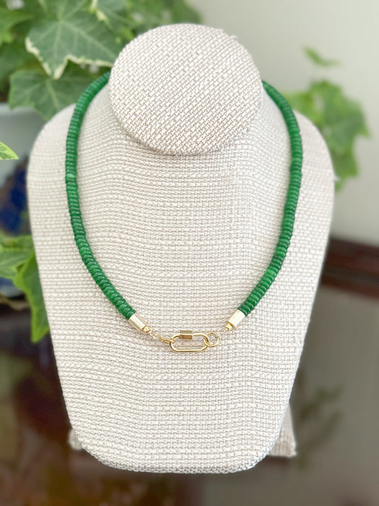 Ellis Necklace Christmas Green *WHOLESALE*
