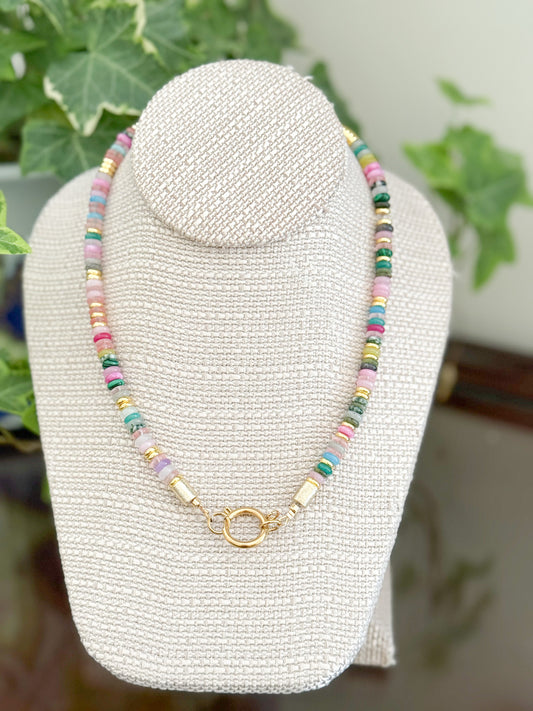 Lane Necklace Pink Multi *WHOLESALE*