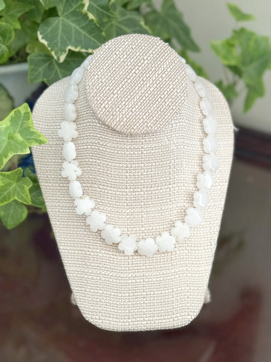 Clara Necklace White *WHOLESALE*