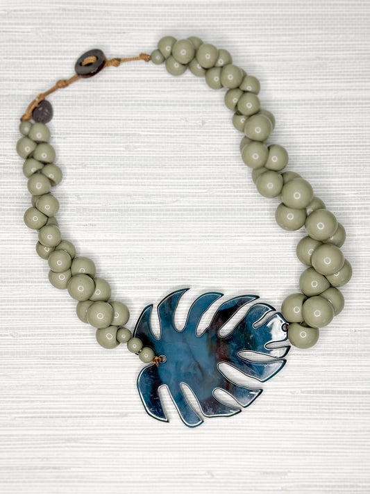 Stone Necklace Blue