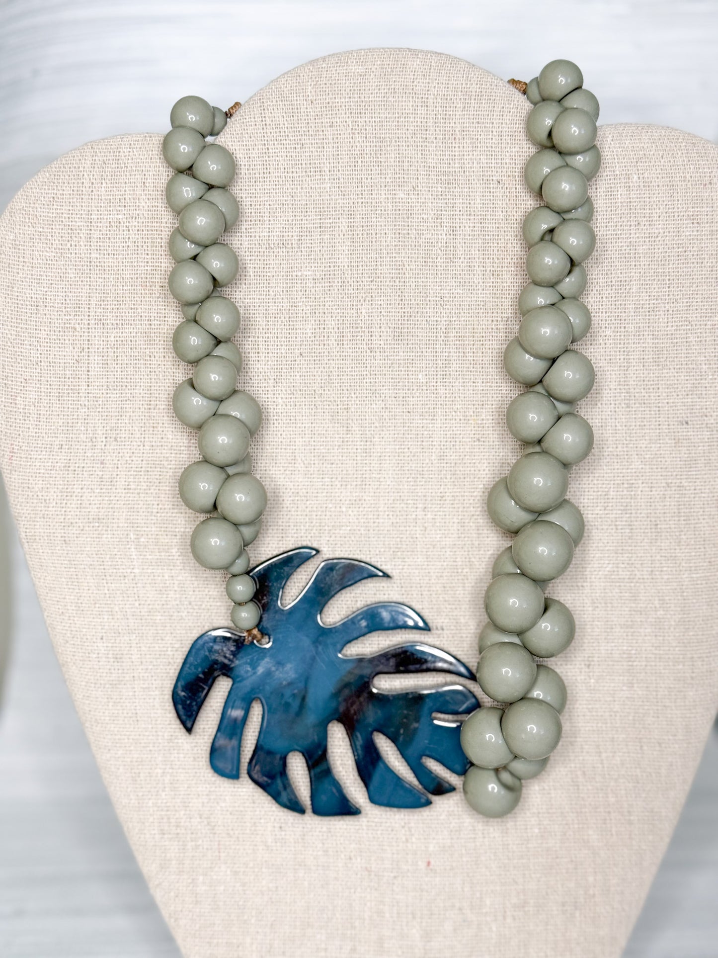 Stone Necklace Blue