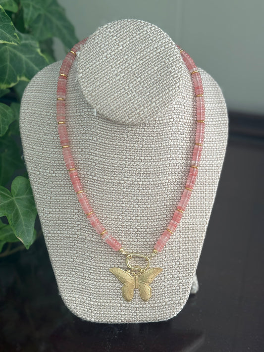 Mitzi Necklace Pink