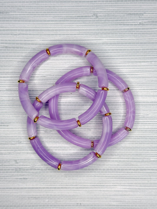 LJ Bracelet Stack Lavander
