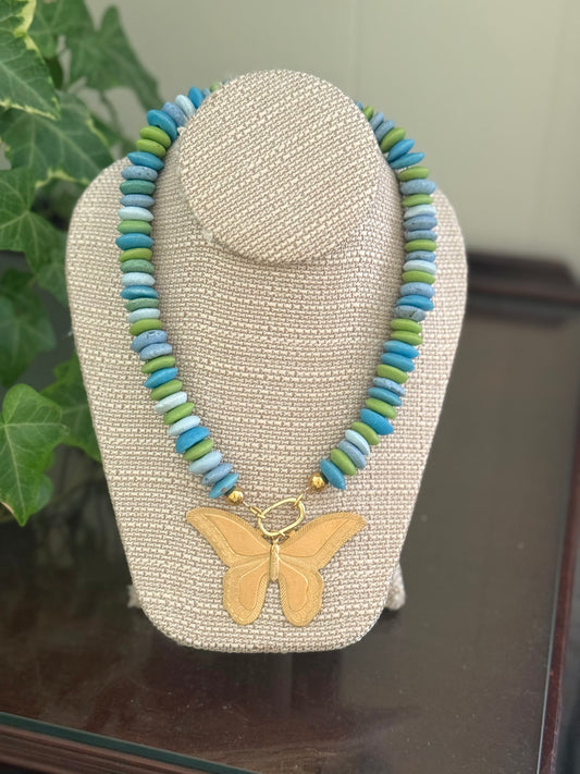 Brennan Necklace Blue