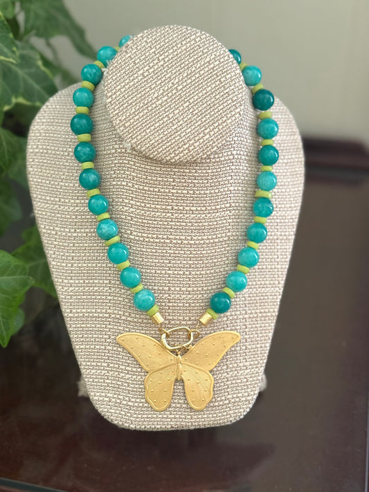 Herndon Necklace Turquoise/Green