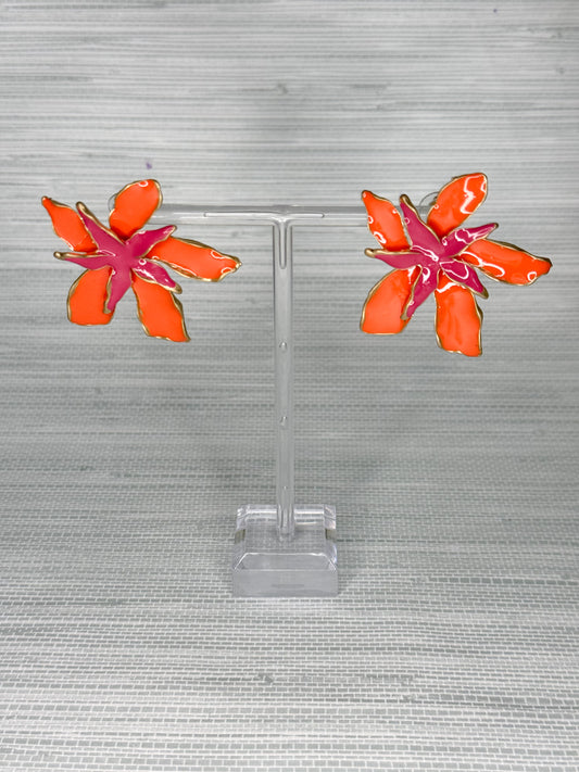 Karley Earrings Orange