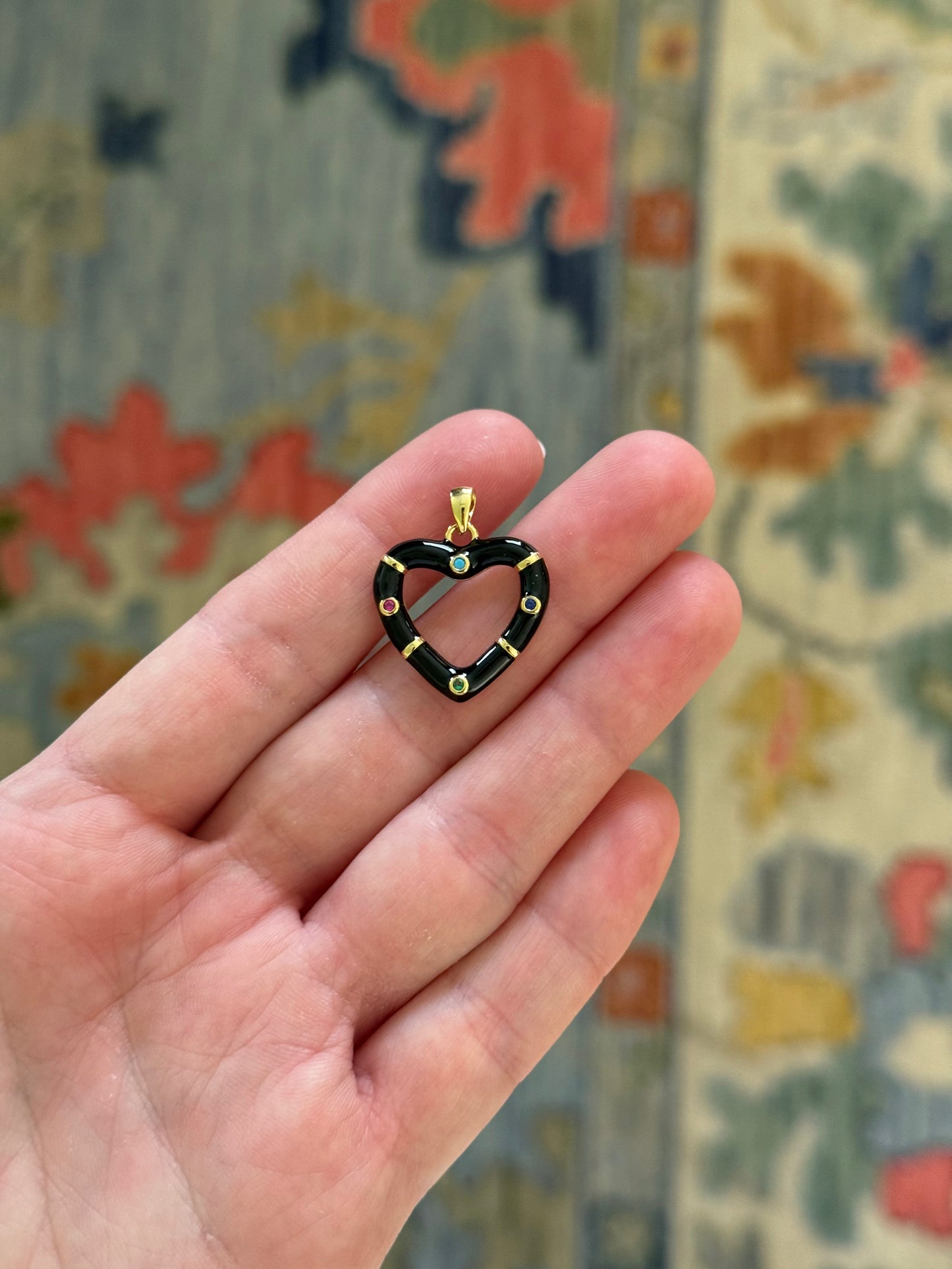 Black Heart Charm