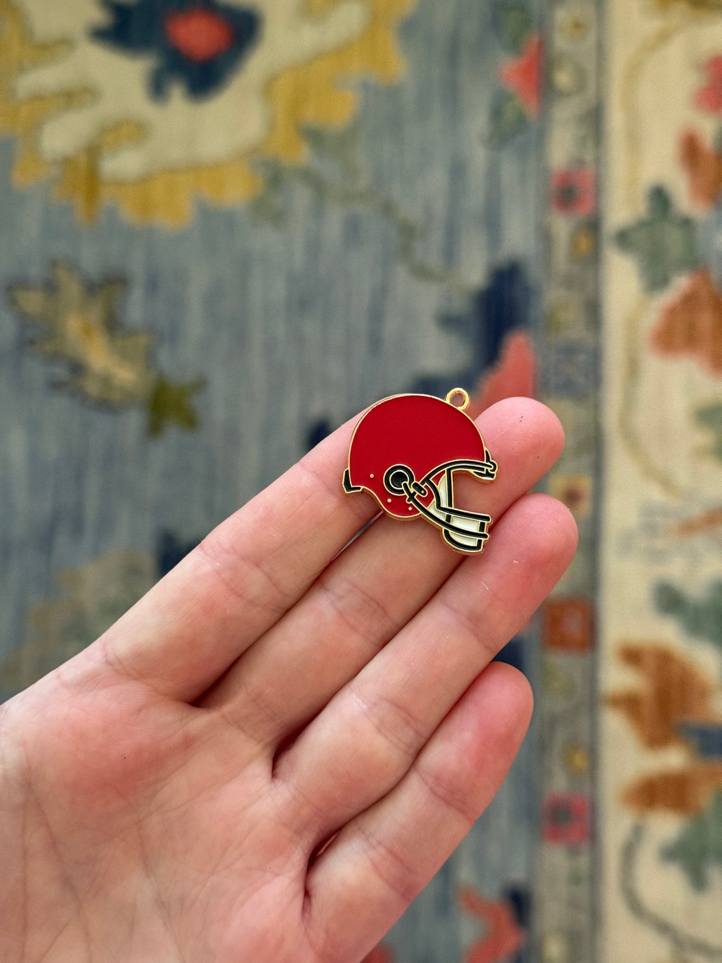 Red Helmet Charm