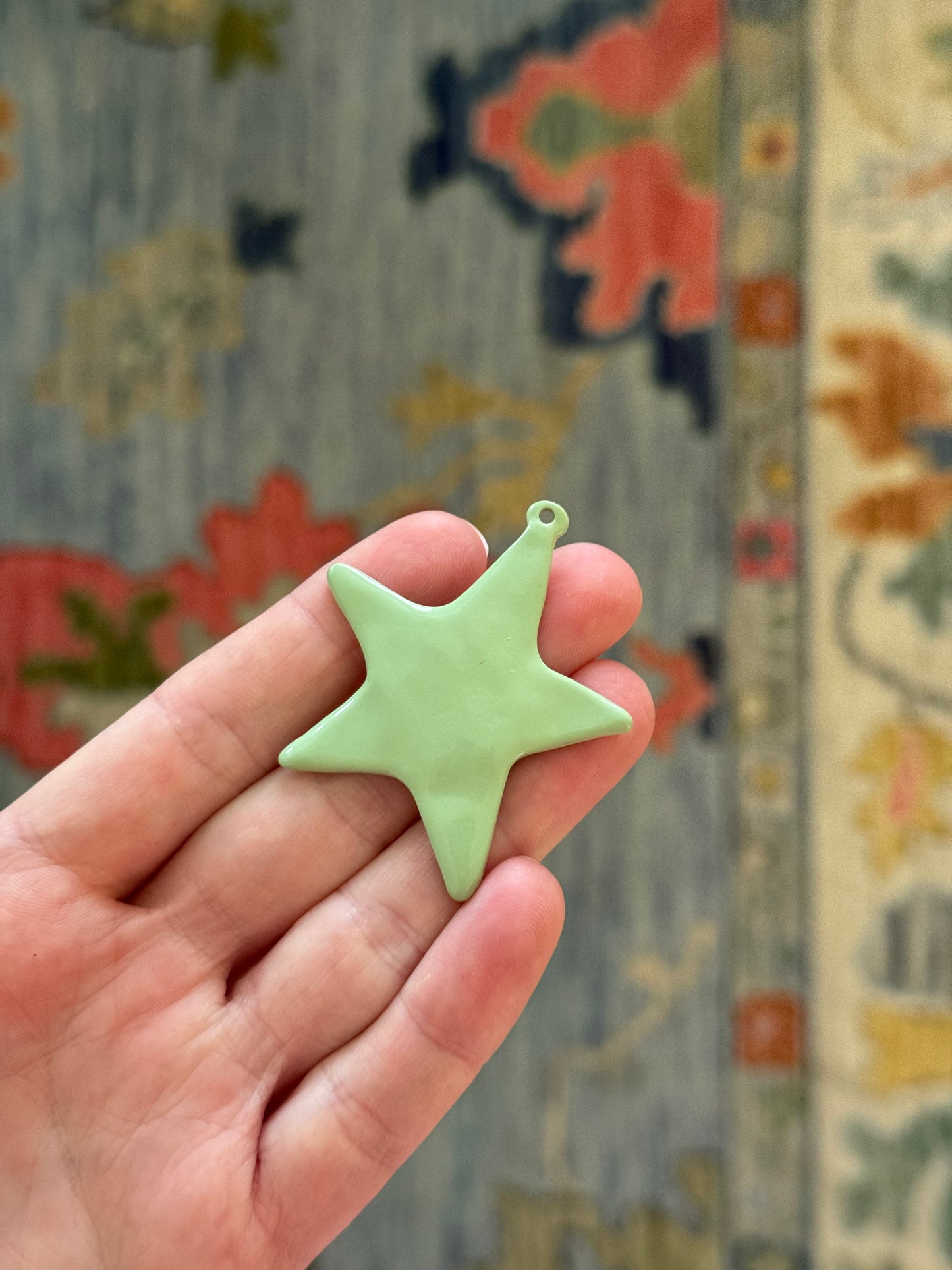 Green Star Charm