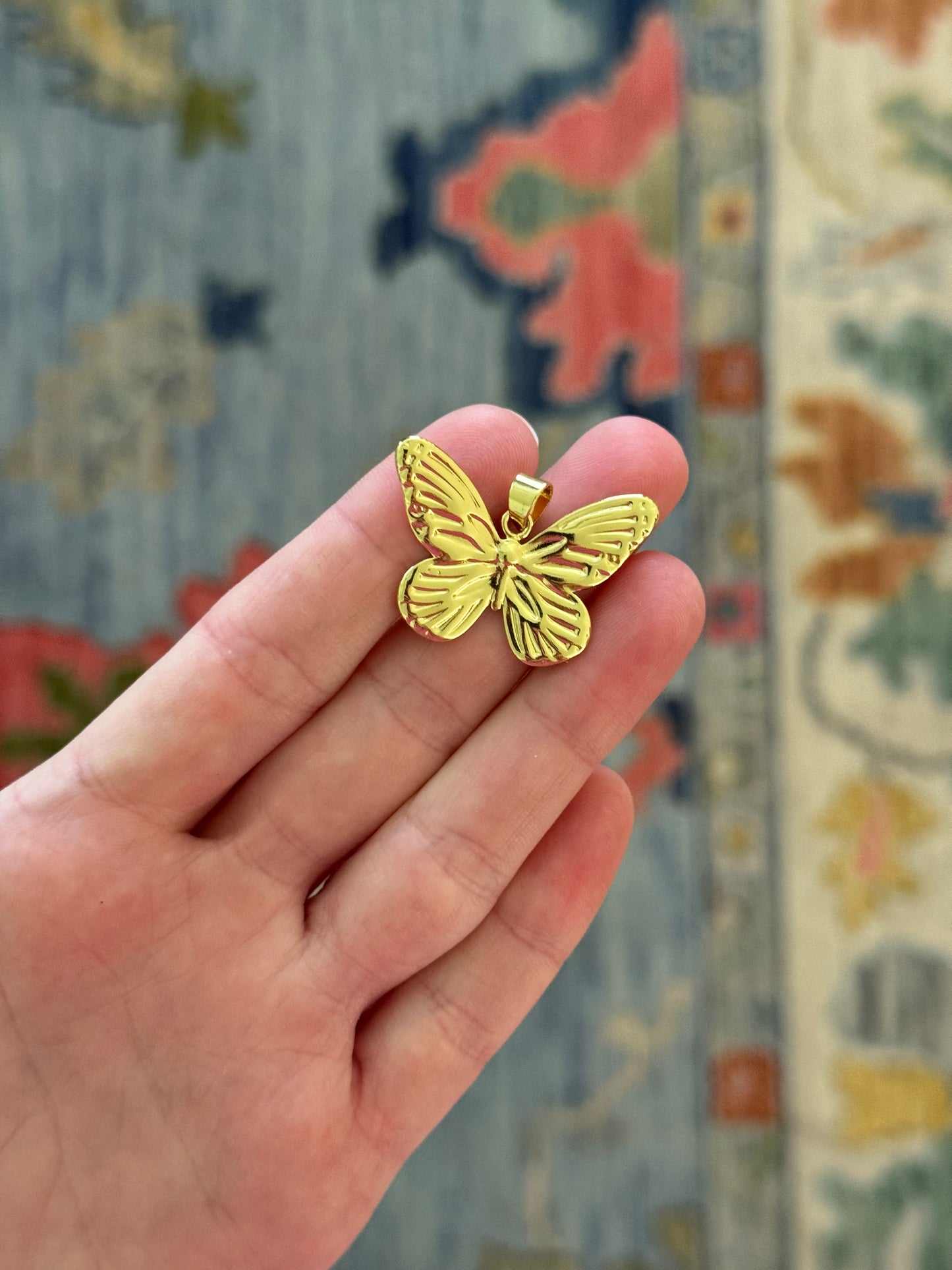 Medium Varigated Butterfly Charm