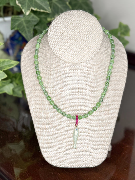 Jenny Necklace Kelly Green