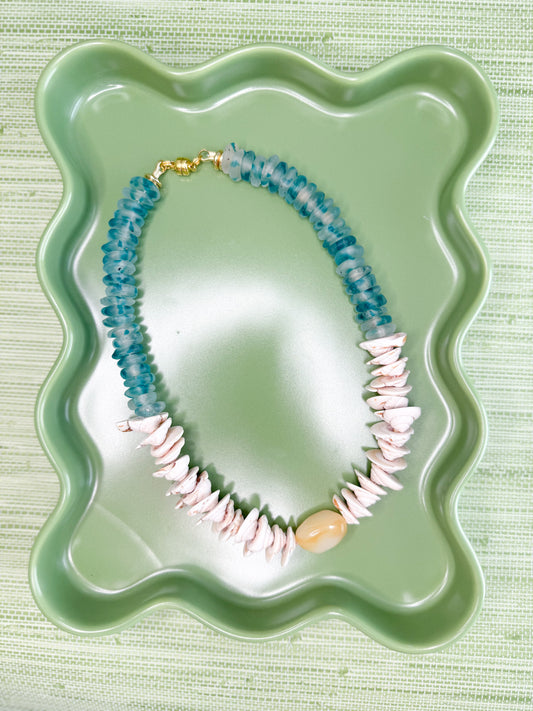 Selene Necklace Cream Stone