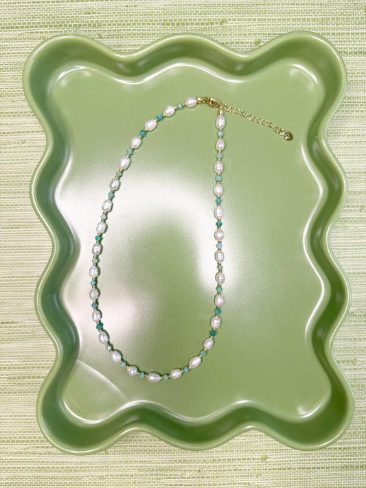 Kinslee Necklace Seafoam Multi