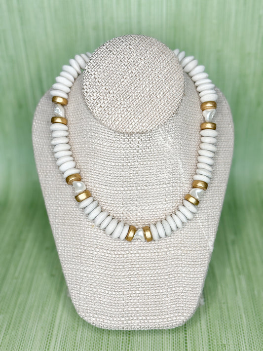 Clack Necklace Cream