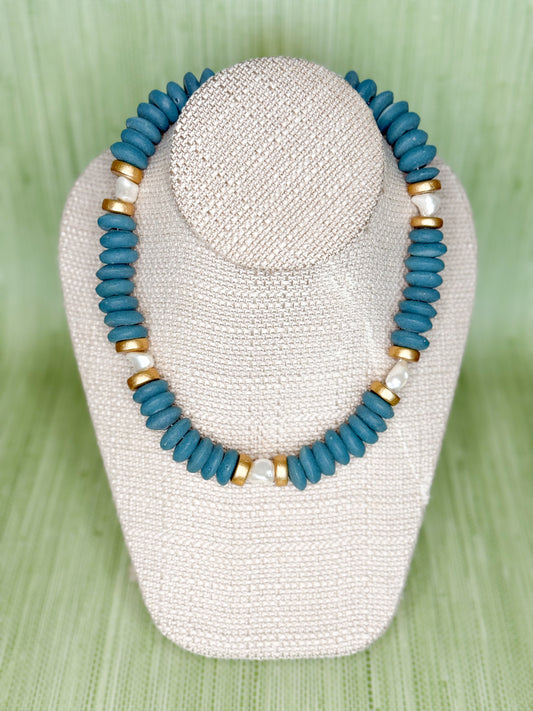 Clack Necklace Turquoise
