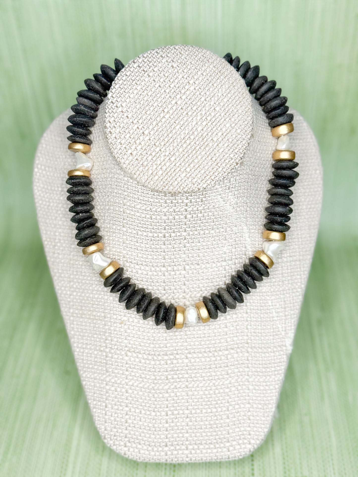 Clack Necklace Black