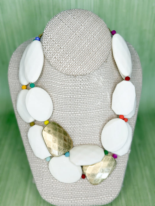 Karter Necklace Cream