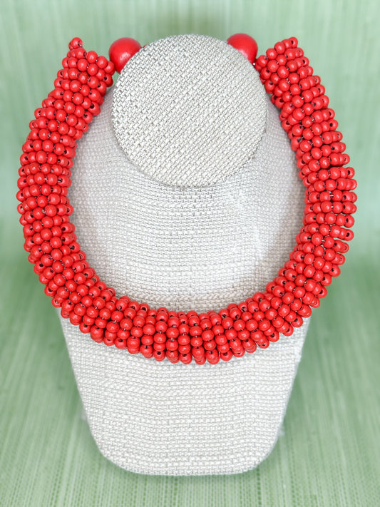 Finn Necklace Red