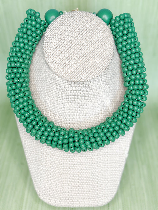 Finn Necklace Green