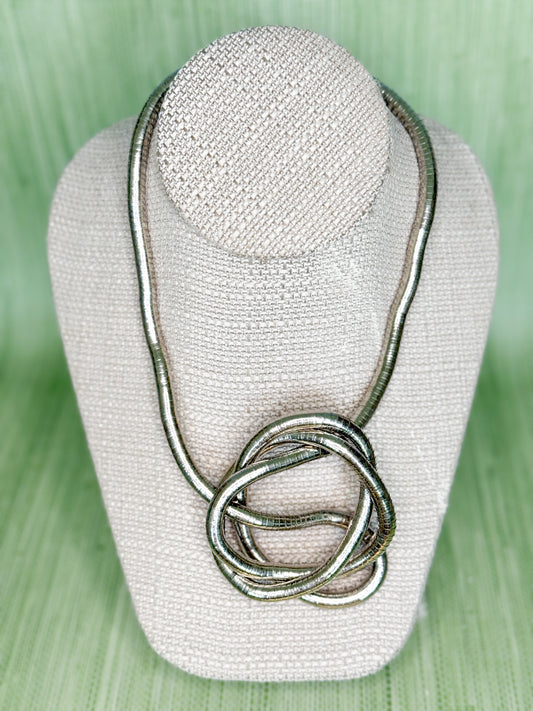 Frankie Necklace Gunmetal