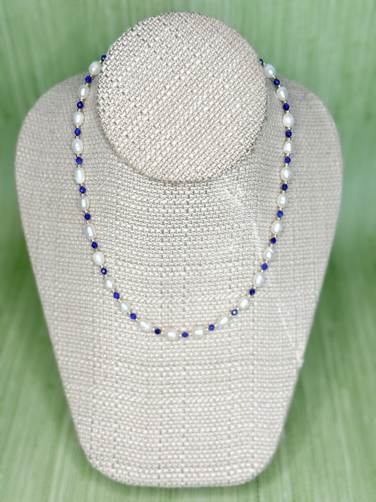 Kinslee Necklace Navy