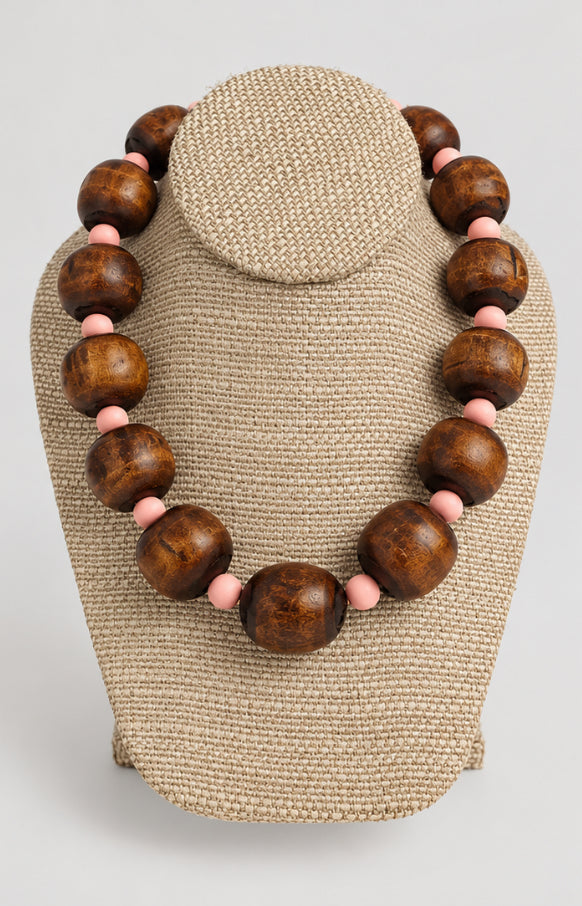 Robbins Necklace Pink