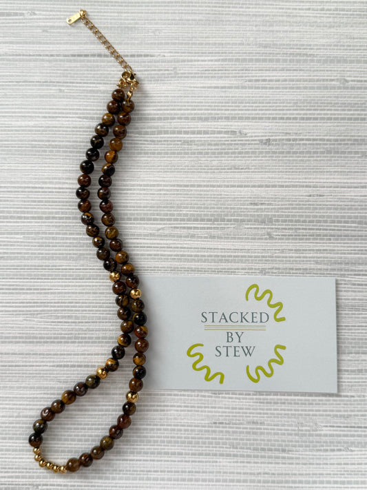 Madeline Necklace Tigers Eye