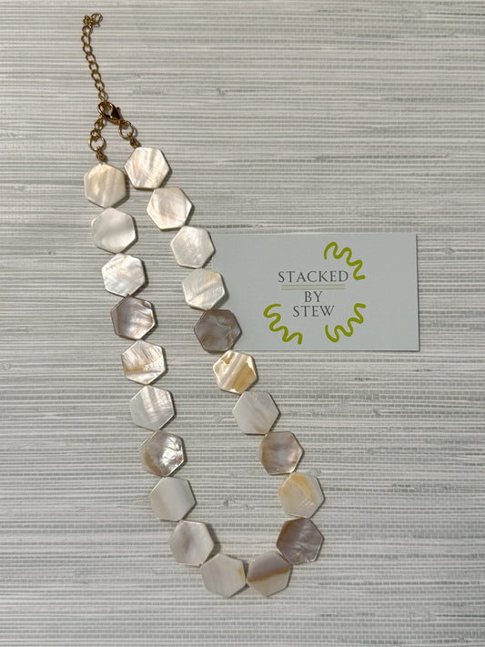 Hackel Mother of Pearl Necklace