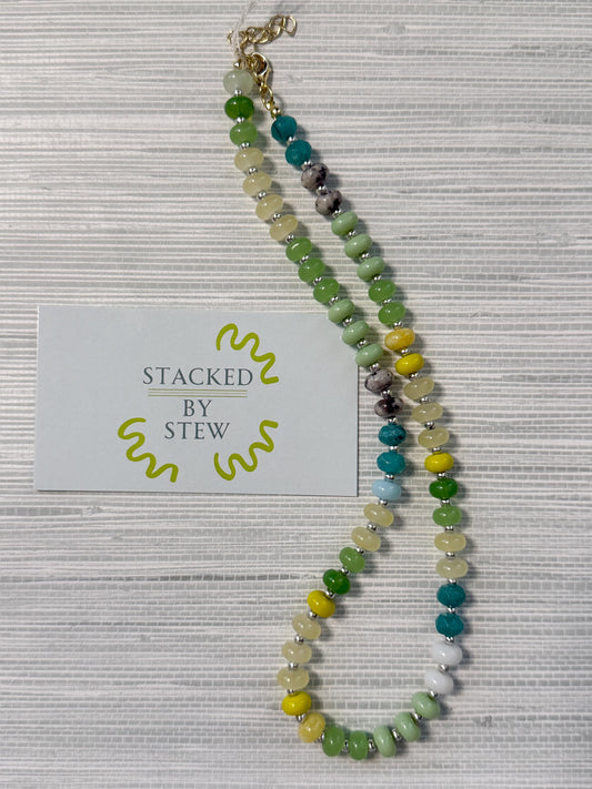 Cameron Necklace Silver Multi