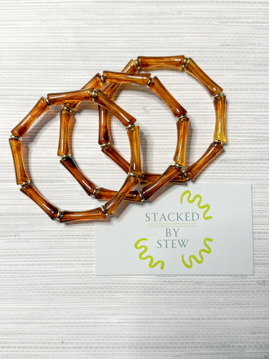 Birdie Bamboo Bracelets Tortoise