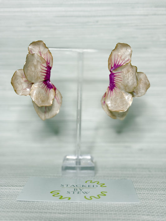 Blossom Hand Painted Earrings