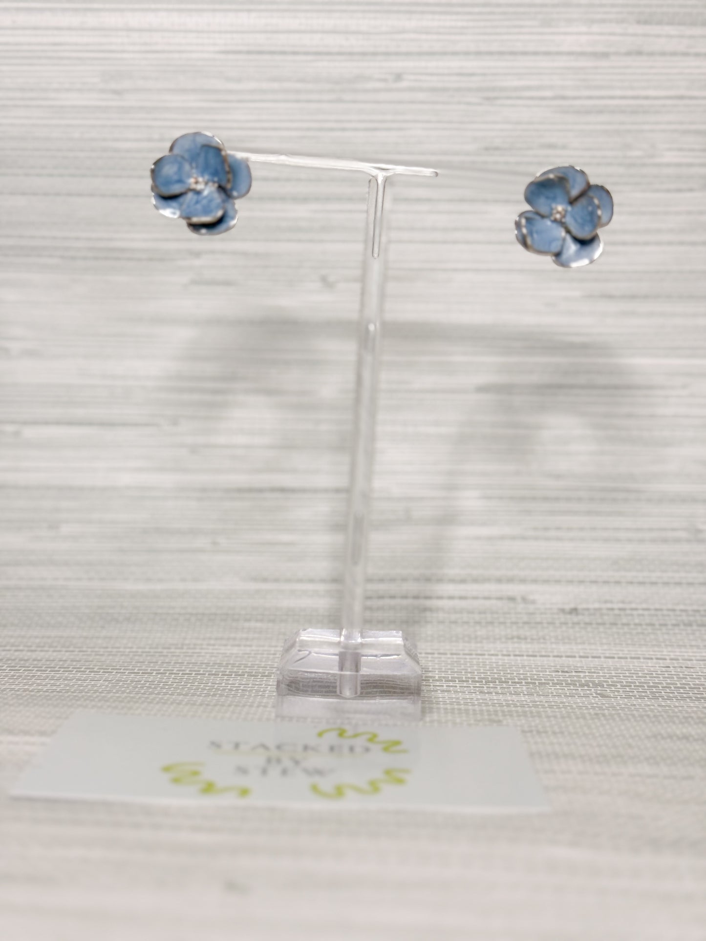Kali Hand Painted Flower Earrings