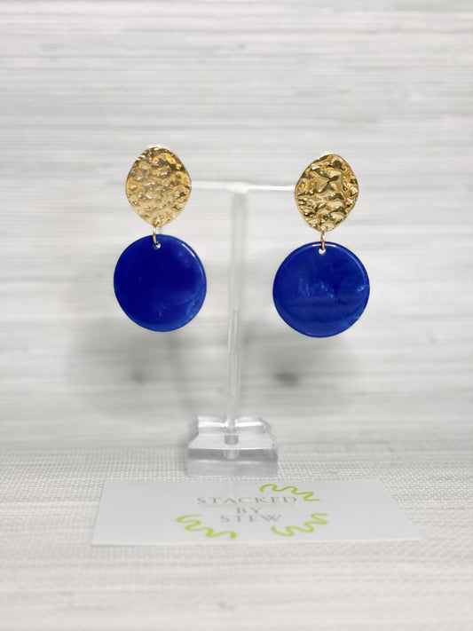 Dallas Earrings Cobalt
