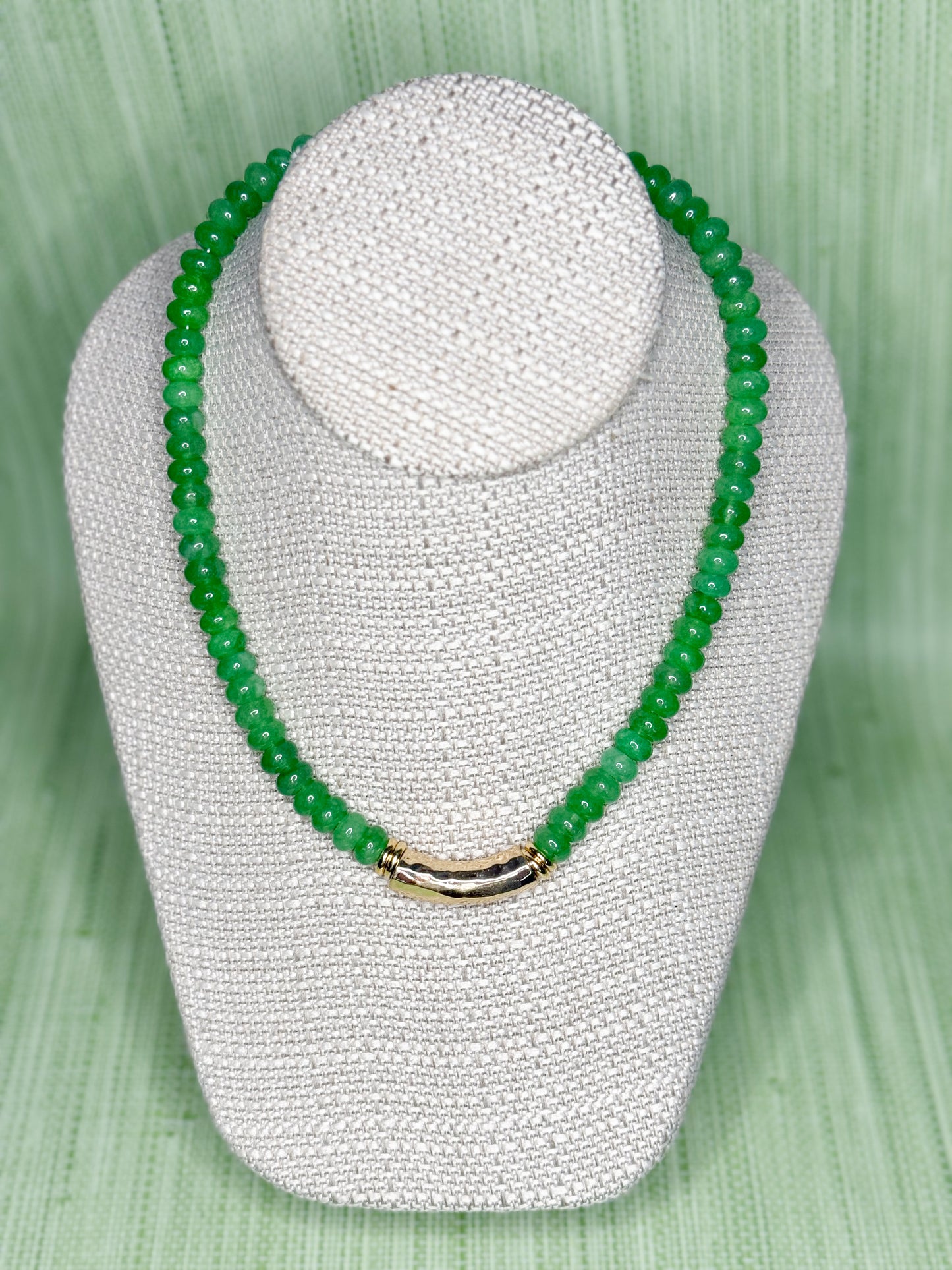 Candy Bead Necklace Green