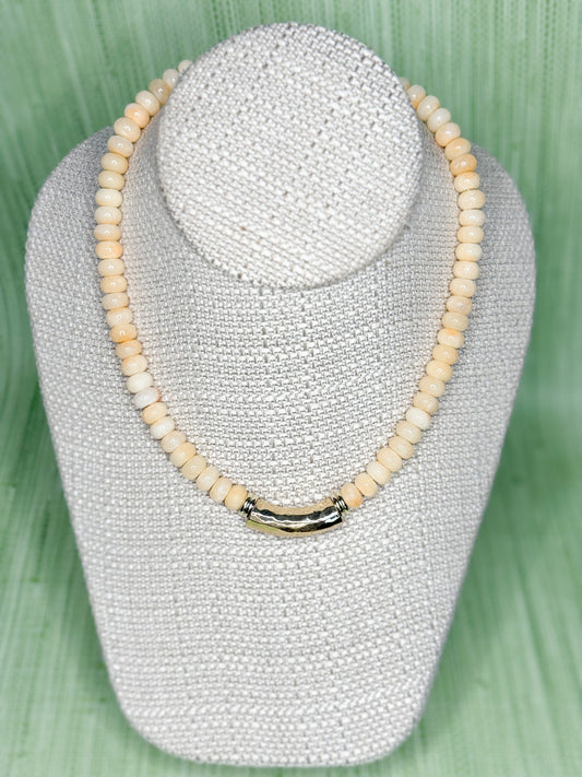 Candy Bead Necklace Peach