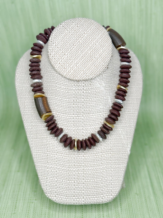 Silas Necklace Chocolate